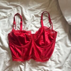 Victoria’s Secret red corset 34dd